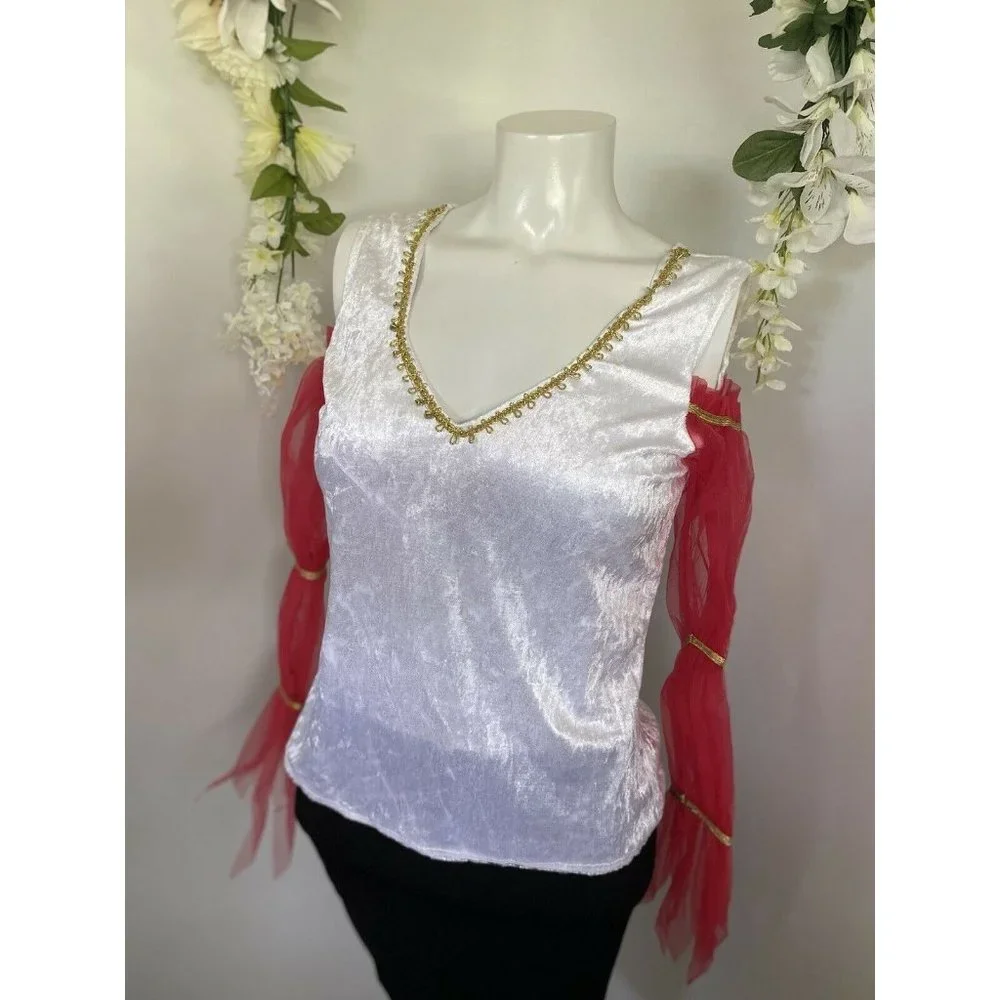 Rubies Renaissance Faire Medieval‎ Wench Women’s Costume Top Only Size Small EUC